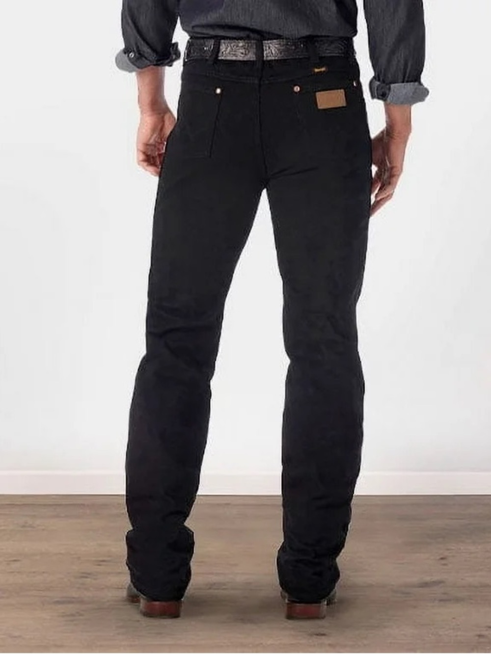 Wrangler Men's Black Cowboy Cut Jeans